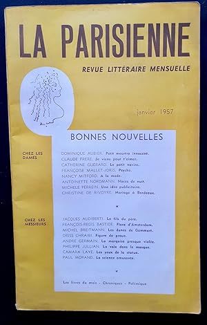 Image du vendeur pour La Parisienne. Revue littraire mensuelle : n40, janvier 1957 : Bonnes nouvelles. mis en vente par Le Livre  Venir