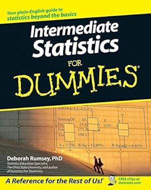 Imagen del vendedor de Intermediate Statistics For Dummies® a la venta por WeBuyBooks