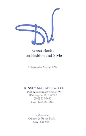 DV Great Books on Fashion and Style Spring 1997