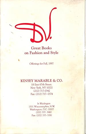 DV Great Books On Fashion And Style Fall 1997