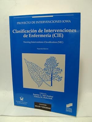 Image du vendeur pour CLASIFICACIN DE INTERVENCIONES DE ENFERMERA, Proyecto de intervenciones IOWA mis en vente par LIBRERIA AZACAN