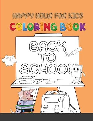 Immagine del venditore per Happy Hour for kids Coloring Book: Coloring Book for kids of Monsters Woodland Animal Fruit & Veggie Children Hobby (Coloring books for grownups) venduto da Redux Books