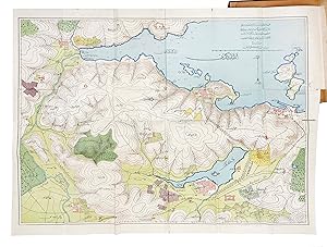 [THE MOST BEAUTIFUL PLATES OF THE OTTOMAN CARTOGRAPHY / A THEMATIC SAMMELBAND] 1-) Mükemmel topog...