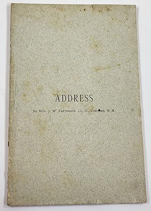 Address By Hon. J. W. Patterson, LL.D., Concord, N.H.