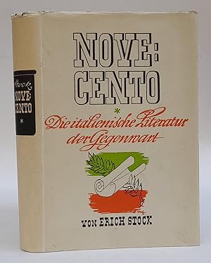 Bild des Verkufers fr Novecento. Die italienische Literatur der Gegenwart. Mit s/w-Abb. zum Verkauf von Der Buchfreund