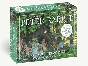 Seller image for The Classic Tale of Peter Rabbit 200-Piece Jigsaw Puzzle & Book: A 200-Piece Family Jigsaw Puzzle Featuring the Classic Tale of Peter Rabbit! (The Classic Edition) by Potter, Beatrix [Paperback ] for sale by booksXpress