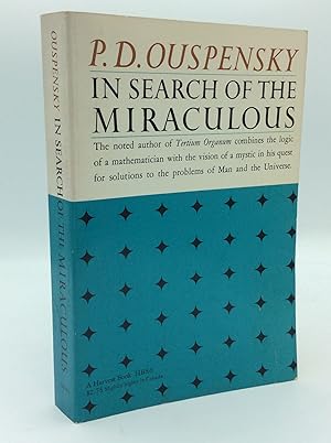 Seller image for IN SEARCH OF THE MIRACULOUS: Fragments of an Unknown Teaching for sale by Kubik Fine Books Ltd., ABAA