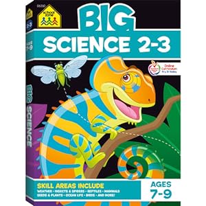 Seller image for School Zone - Big Science Workbook - Ages 7 to 9, 2nd Grade, 3rd Grade, Weather, Seeds, Plants, Insects, Mammals, Ocean Life, Birds, and More (School Zone Big Workbook Series) by School Zone, Joan Hoffman [Paperback ] for sale by booksXpress