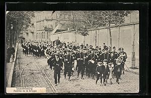 Ansichtskarte Luxembourg, Rentrée de la Troupe