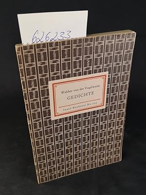 Seller image for Gedichte. Insel-Bcherei Nr. 105/2. 62. - 71. Tausend. for sale by ANTIQUARIAT Franke BRUDDENBOOKS