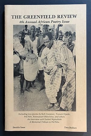 Seller image for The Greenfield Review, Volume 5, Numbers 3 & 4 (Winter 1976 / 1977) - 4th Annual African Poetry Double Issue for sale by Philip Smith, Bookseller