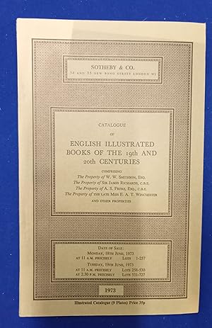 Catalogue of English illustrated books of the 19th and 20th centuries . [ Sotheby & Co., auction ...