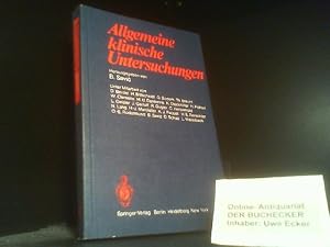 Allgemeine physikalische und klinische Untersuchungen