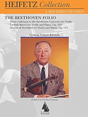 Seller image for The Jascha Heifetz Beethoven Folio by Beethoven, Ludwig van, Heifetz, Jascha [Unknown Binding ] for sale by booksXpress