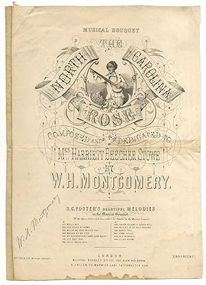 Image du vendeur pour [Sheet music]: The North Carolina Rose (Musical Bouquet) mis en vente par Between the Covers-Rare Books, Inc. ABAA