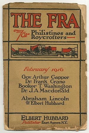 Bild des Verkufers fr The FRA for Philistines and Roycrofters - Vol. XVI, No. 5, February 1916 zum Verkauf von Between the Covers-Rare Books, Inc. ABAA