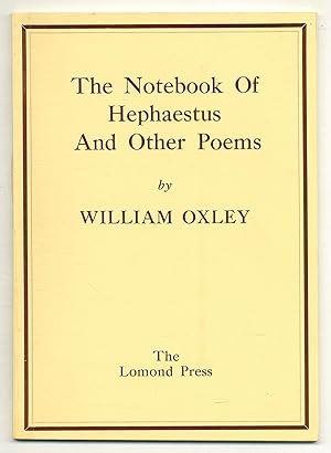 Bild des Verkufers fr The Notebook of Hephaestus and Other Poems zum Verkauf von Between the Covers-Rare Books, Inc. ABAA