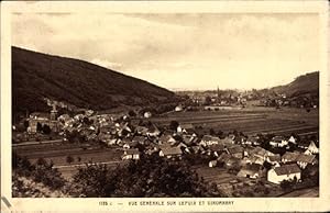 Bild des Verkufers fr Ansichtskarte / Postkarte Lepuix Gy Territoire de Belfort, Gesamtansicht, Blick ber Lepuix und Giromagny zum Verkauf von akpool GmbH