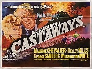 Bild des Verkufers fr In Search of the Castaways (Original poster for the 1962 film) zum Verkauf von Royal Books, Inc., ABAA