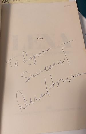 LENA - (SIGNED 1st Ed) To Lynn