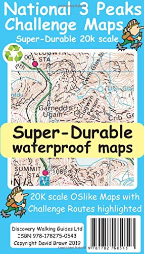 Seller image for National 3 Peaks Challenge Maps [Map ] for sale by booksXpress
