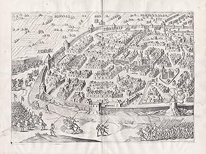 Seller image for Thienen" - Tienen Tirlemont Vlaandern Flandern Belgien Belgium Belgique / plan Karte map for sale by Antiquariat Steffen Vlkel GmbH