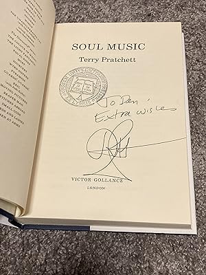 Bild des Verkäufers für SOUL MUSIC: SIGNED UK FIRST EDITION HARDCOVER zum Verkauf von Books for Collectors