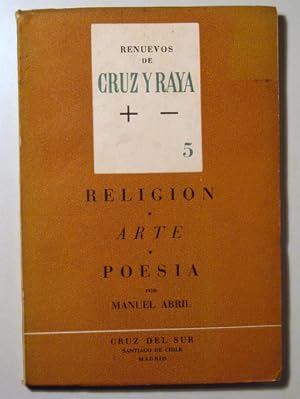 Seller image for RELIGIN, ARTE, POESA - Santiago de Chile 1962 for sale by Llibres del Mirall