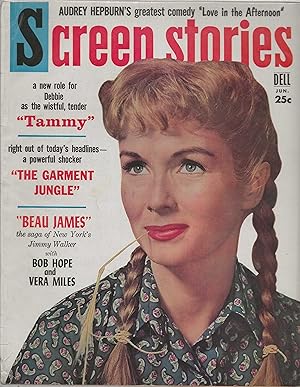Screen Stories Magazine June 1957 Debbie Reynolds, Audrey Hepburn!