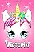 Seller image for Victoria: A Unicorn Notebook for a Girl with the Name Victoria 100 Pages [Soft Cover ] for sale by booksXpress