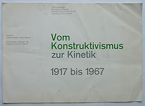 Galerie Denise René. Hans Mayer. Vom Konstruktivismus zur Kinetik 1917 bis 1967. Galerie Denise R...