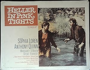 Bild des Verkufers fr Heller in Pink Tights Lobby Card #5 1960 Steve Forrest, Ramon Novarro! zum Verkauf von AcornBooksNH