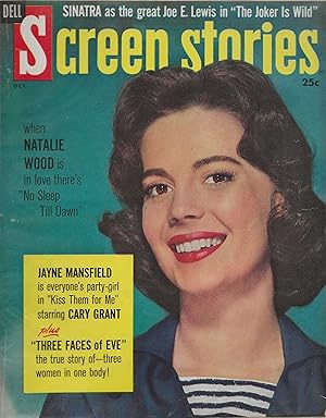 Screen Stories Magazine October 1957 Natalie Wood, Janye Mansfield!