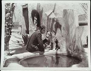 Bild des Verkufers fr The Garden of Allah 8 x 10 Still 1936 Charles Boyer & Corky the Dog! zum Verkauf von AcornBooksNH