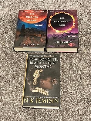 Seller image for THE KILLING MOON; THE SHADOWED SUN & HOW LONG 'TIL BLACK FUTURE MONTH?: MATCHING NUMBERED UK SIGNED LIMITED EDITION HARDCOVER SET 102/300 for sale by Books for Collectors