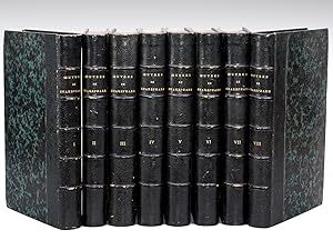 Seller image for Oeuvres compltes de Shakspeare (8 Tomes - Complet) [ Shakespeare ] Tome I : Vie de Shakspeare. Hamlet. La Tempte. Coriolan; Tome II : Jules Csar. Cloptre. Macbeth. Les Mprises. Beaucoup de bruit pour rien ; Tome III : Timon d'Athnes. Le jour des Rois. Les deux hentilshommes de Vrone. Romo et Juliette. Le songe d'une nuit d't. Tout est bien qui finit bien ; Tome IV : Mesure pour Mesure. Othello. Comme il vous plaira. Le conte d'hiver. Trolus et Cressida ; Tome V : Le Roi Lear. Cymbeline. La mchante femme mise  la raison. Peines d'amour perdues. Pricls ; Tome VI : Le Marchand de Venise. Les joyeuses Bourgeoises de Windsor. Le roi Jean. La Vie et la mort du roi Richard II. Henri IV (1re partie) ; Tome VII : Henri IV. Henri V. Henri VI. ; Tome VIII : La vie et la mort du roi Richard III. Le roi Henri VIII. Titus Andronicus. Pomes et Sonnets. for sale by Librairie du Cardinal