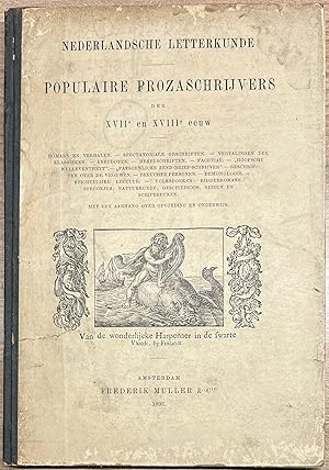 Catalogue, 1893, Dutch Literature | Nederlandsche letterkunde. Populaire Prozaschrijvers der XVII...