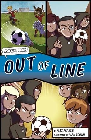 Bild des Verkufers fr Out of Line [Graphic Reluctant Reader] by Alex Francis, Alan Brown (artist) [Paperback ] zum Verkauf von booksXpress