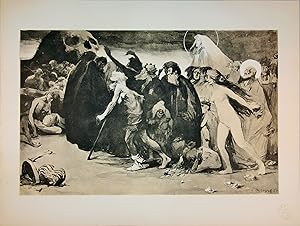 L'estampe Moderne , Le Chemin de la Mort, Lithographie Originale