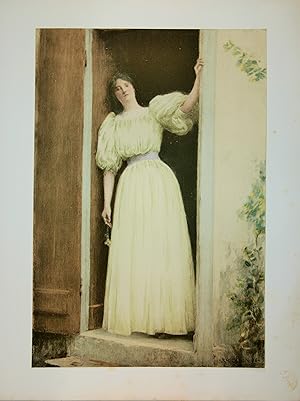 Bild des Verkufers fr L'estampe Moderne , Le dpart, Lithographie Originale zum Verkauf von biblio antiques