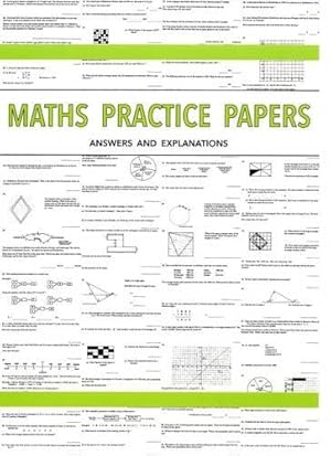 Seller image for Maths Practice Papers for Senior School Entry - Answers and Explanations by Robson, Peter [Paperback ] for sale by booksXpress