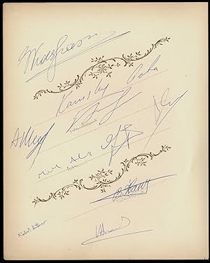 Seller image for Chess Meeting Dortmund 1992 Autograph Sheet for sale by The Book Collector, Inc. ABAA, ILAB