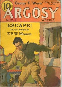 Imagen del vendedor de ARGOSY Weekly: November, Nov. 2, 1935 a la venta por Books from the Crypt