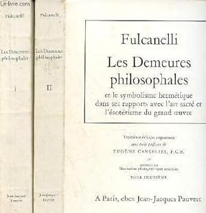 Bild des Verkufers fr Les Demeures philosophales et le symbolisme hermtique dans ses rapports avec l'art sacr et l'sotrisme du grand oeuvre - Tome 1 + Tome 2 (2 volumes) - 3e dition. zum Verkauf von Le-Livre