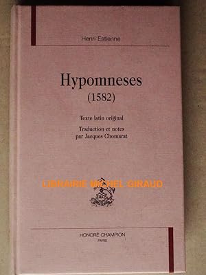 Hypomnèses (1582)