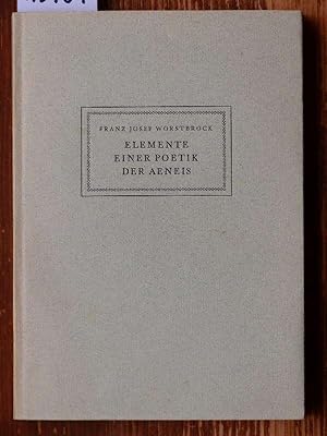 Seller image for Elemente einer Poetik der Aeneis. Untersuchungen zum Gattungsstil vergilianischer Epik. for sale by Michael Fehlauer - Antiquariat