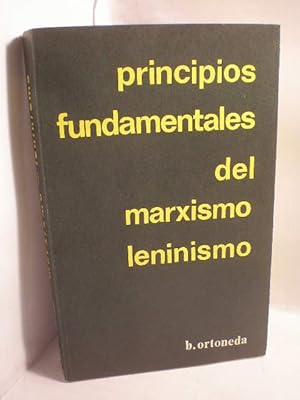 Immagine del venditore per Principios fundamentales del marxismo leninismo venduto da Librera Antonio Azorn