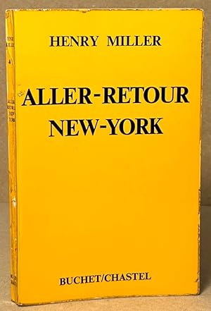 Bild des Verkufers fr Aller-Retour New-York zum Verkauf von San Francisco Book Company