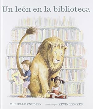 Bild des Verkufers fr Un Leon en la biblioteca/ Library Lion (Spanish Edition) by Knudsen, Michelle [Hardcover ] zum Verkauf von booksXpress