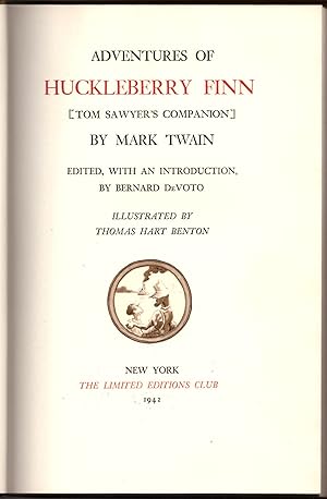 Imagen del vendedor de Adventures of Huckleberry Finn [Tom Sawyer's Companion] a la venta por Craig Olson Books, ABAA/ILAB